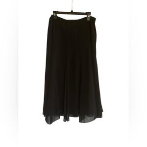 Chico's Black Midi Skirt Size 12 / NEW